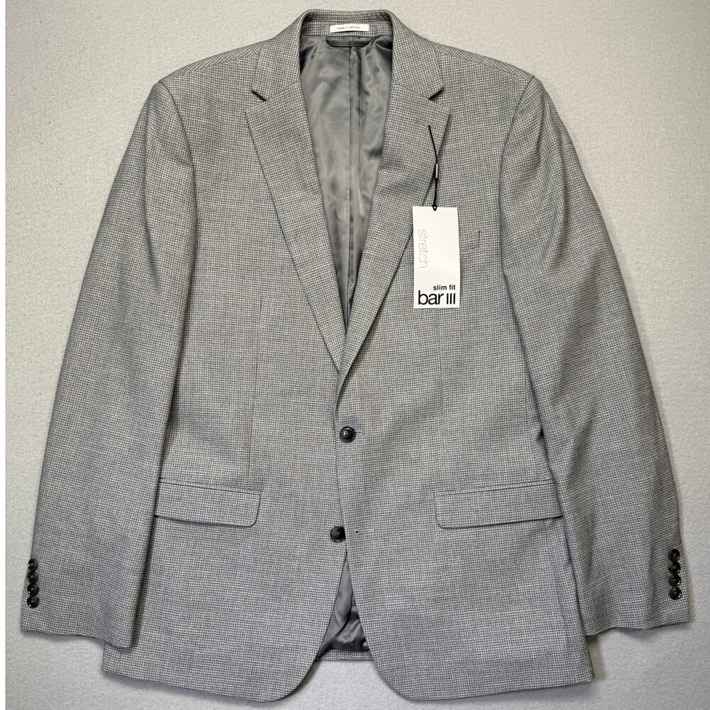 Bar III Men's Slim-Fit Sport coats Executive grey 42L $295
